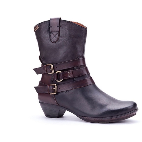 Pikolinos Women's BRUJAS Zipper Fashion Ankle Boot leather boho Sz 37 ( 6.5-7) - Picture 1 of 10